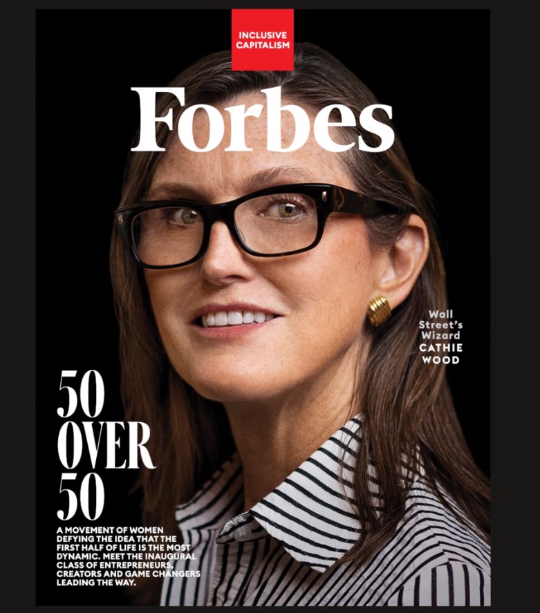 Cathie Wood masuk di jajaran Forbes 50 over 50 tahun 2021